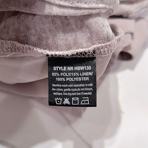 Harve Benard Tan Jersey T-Back Top, Size Small. - Picture 10 of 10